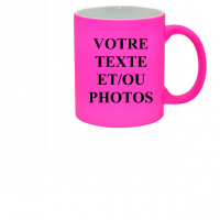 Mug rose fluo