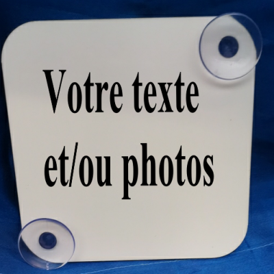 Plaque ventouse