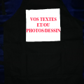 Tablier noir