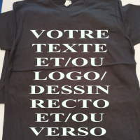 Tee shirt enfants noir