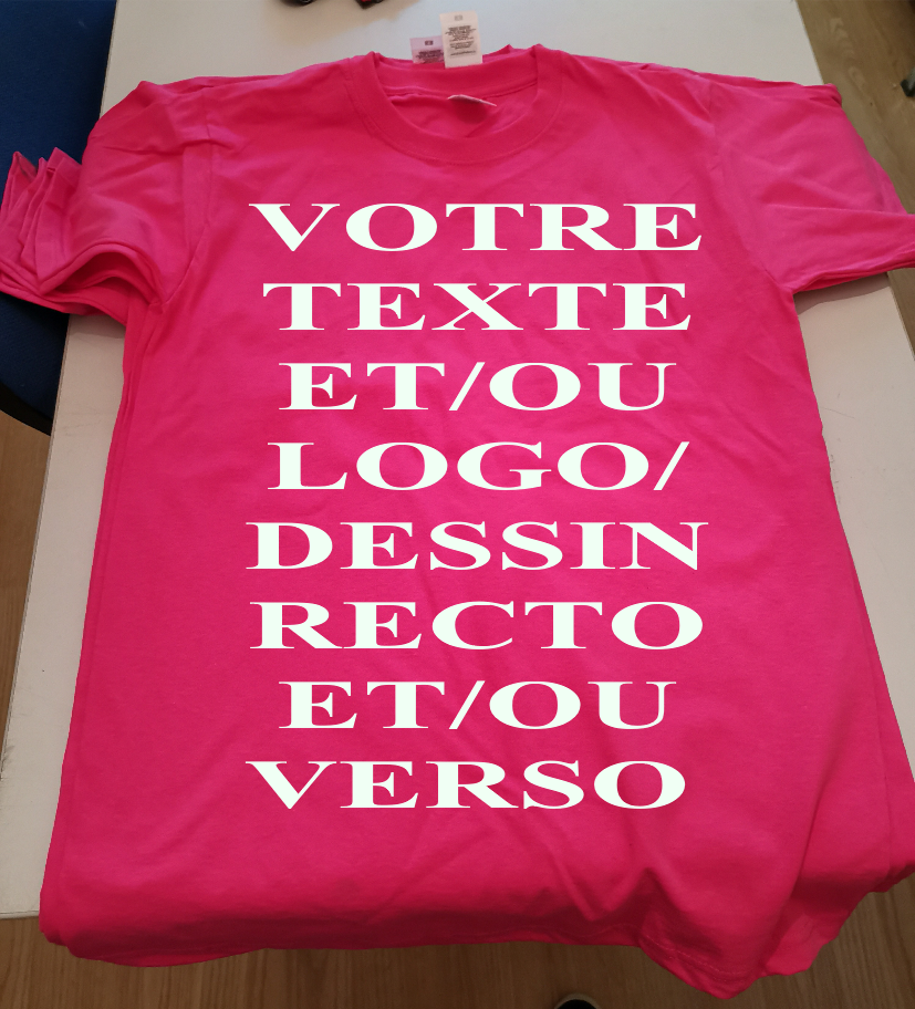 Tee shirt femme rose